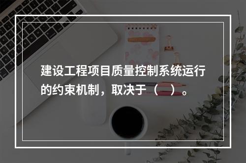 建设工程项目质量控制系统运行的约束机制，取决于（　）。