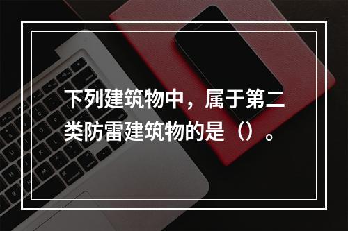 下列建筑物中，属于第二类防雷建筑物的是（）。