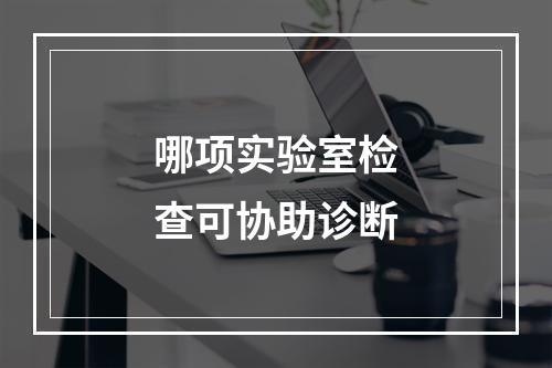 哪项实验室检查可协助诊断