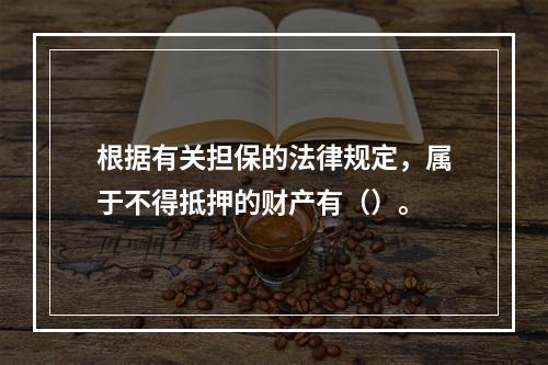 根据有关担保的法律规定，属于不得抵押的财产有（）。