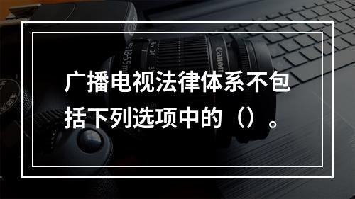 广播电视法律体系不包括下列选项中的（）。