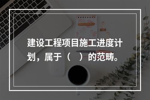 建设工程项目施工进度计划，属于（　）的范畴。