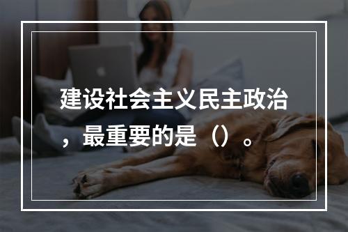 建设社会主义民主政治，最重要的是（）。