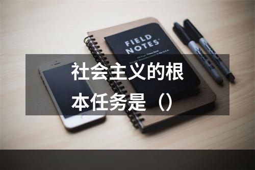 社会主义的根本任务是（）