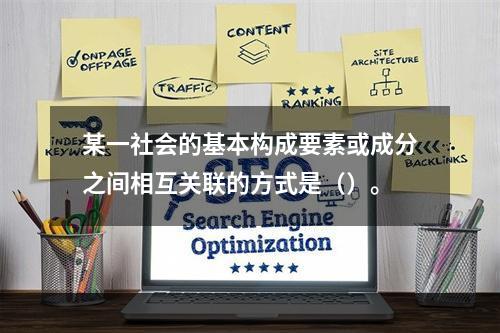 某一社会的基本构成要素或成分之间相互关联的方式是（）。