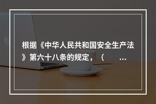 根据《中华人民共和国安全生产法》第六十八条的规定，（　　）