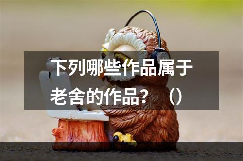 下列哪些作品属于老舍的作品？（）