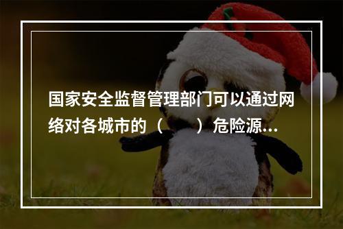 国家安全监督管理部门可以通过网络对各城市的（　　）危险源的