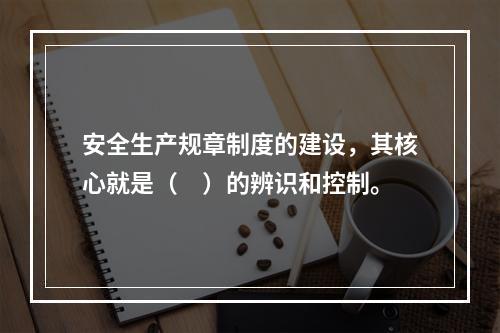 安全生产规章制度的建设，其核心就是（　）的辨识和控制。