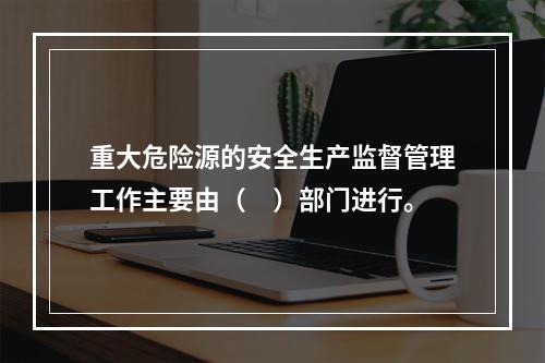 重大危险源的安全生产监督管理工作主要由（　）部门进行。