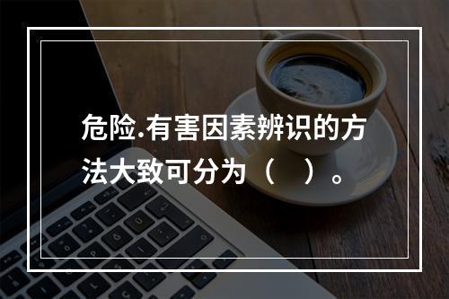 危险.有害因素辨识的方法大致可分为（　）。