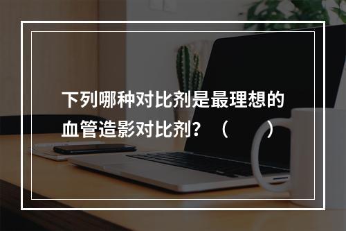 下列哪种对比剂是最理想的血管造影对比剂？（　　）