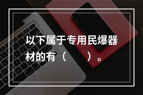 以下属于专用民爆器材的有（　　）。