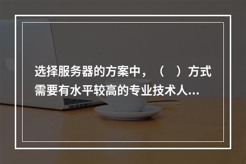 选择服务器的方案中，（　）方式需要有水平较高的专业技术人员