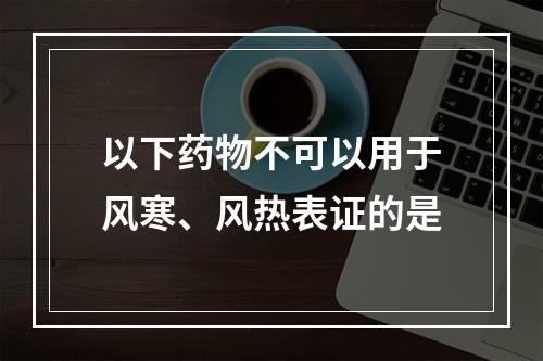 以下药物不可以用于风寒、风热表证的是