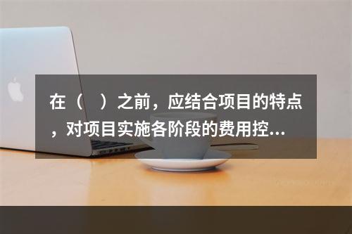 在（　）之前，应结合项目的特点，对项目实施各阶段的费用控制、