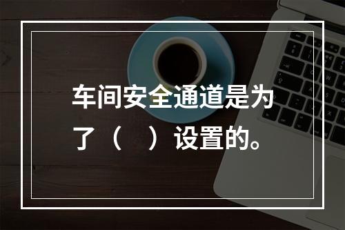 车间安全通道是为了（　）设置的。