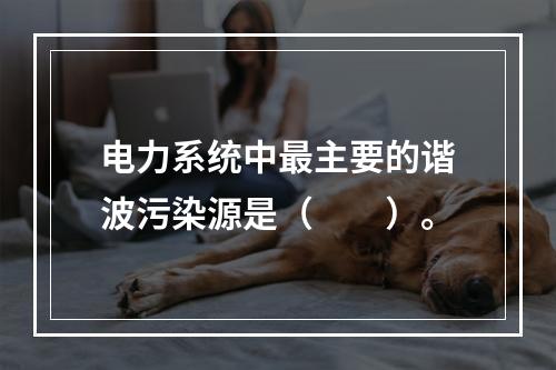 电力系统中最主要的谐波污染源是（　　）。