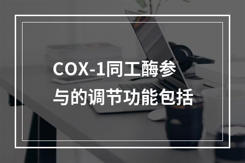 COX-1同工酶参与的调节功能包括