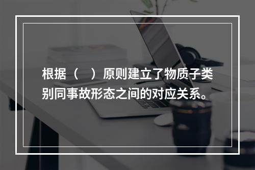 根据（　）原则建立了物质子类别同事故形态之间的对应关系。