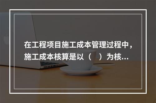 在工程项目施工成本管理过程中，施工成本核算是以（　）为核算对