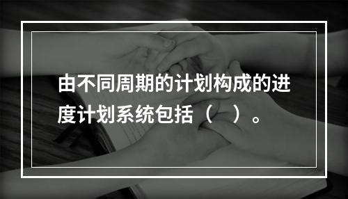 由不同周期的计划构成的进度计划系统包括（　）。