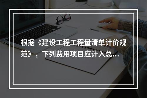 根据《建设工程工程量清单计价规范》，下列费用项目应计入总承包