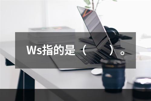 Ws指的是（　　）。