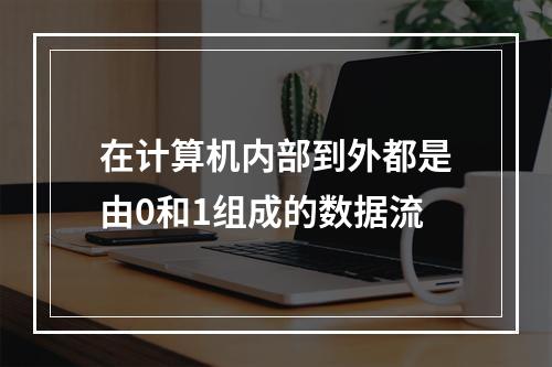 在计算机内部到外都是由0和1组成的数据流