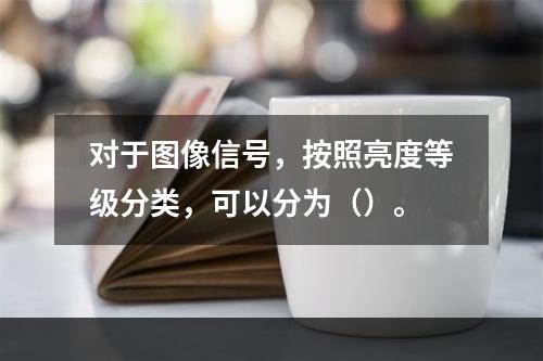 对于图像信号，按照亮度等级分类，可以分为（）。