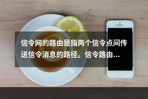 信令网的路由是指两个信令点间传送信令消息的路径。信令路由选择