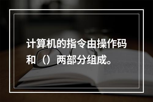 计算机的指令由操作码和（）两部分组成。