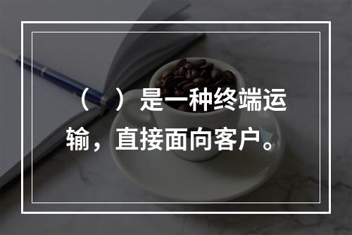 （　）是一种终端运输，直接面向客户。