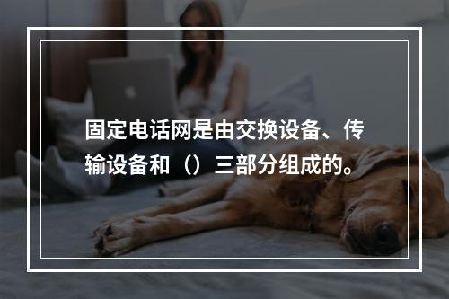 固定电话网是由交换设备、传输设备和（）三部分组成的。