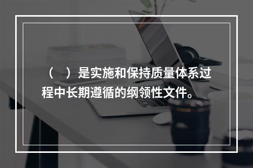 （　）是实施和保持质量体系过程中长期遵循的纲领性文件。