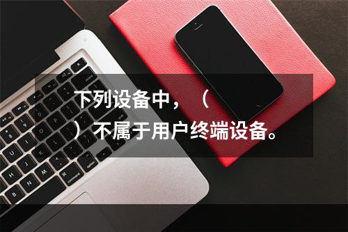 下列设备中，（     ）不属于用户终端设备。