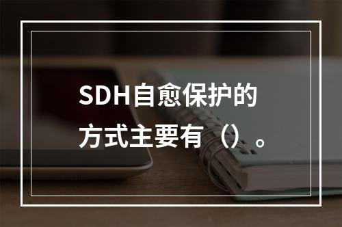 SDH自愈保护的方式主要有（）。