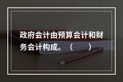 政府会计由预算会计和财务会计构成。（　　）