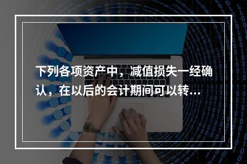 下列各项资产中，减值损失一经确认，在以后的会计期间可以转回的