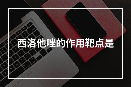 西洛他唑的作用靶点是