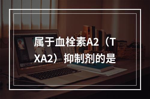 属于血栓素A2（TXA2）抑制剂的是