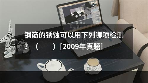 钢筋的锈蚀可以用下列哪项检测？（　　）[2009年真题]