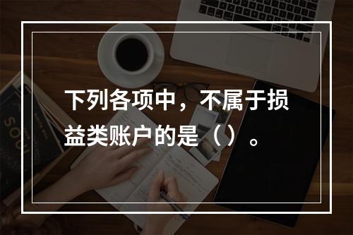 下列各项中，不属于损益类账户的是（ ）。