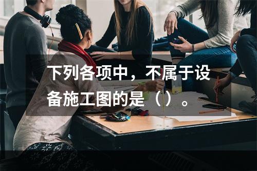 下列各项中，不属于设备施工图的是（ ）。