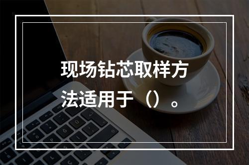 现场钻芯取样方法适用于（）。