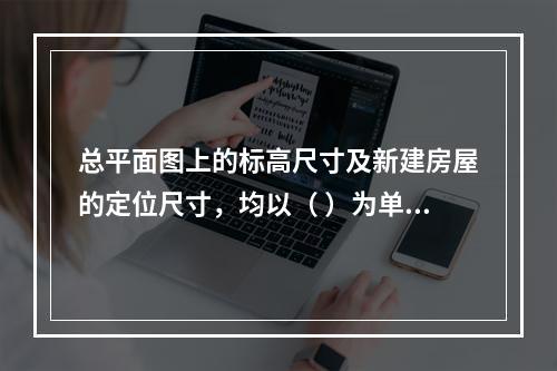 总平面图上的标高尺寸及新建房屋的定位尺寸，均以（ ）为单位。