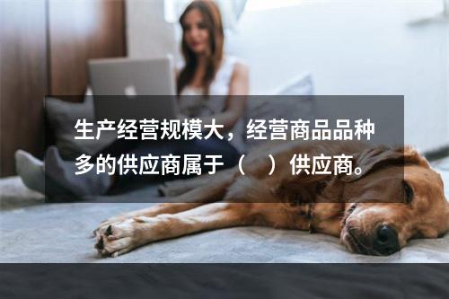 生产经营规模大，经营商品品种多的供应商属于（　）供应商。