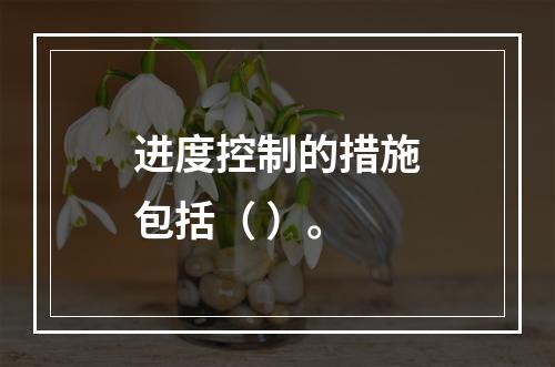 进度控制的措施包括（ ）。