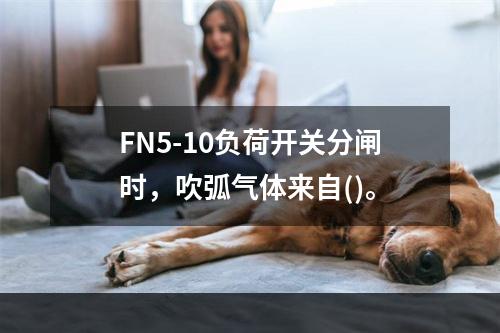 FN5-10负荷开关分闸时，吹弧气体来自()。