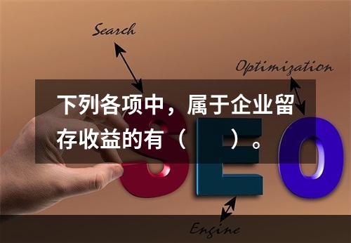 下列各项中，属于企业留存收益的有（　　）。